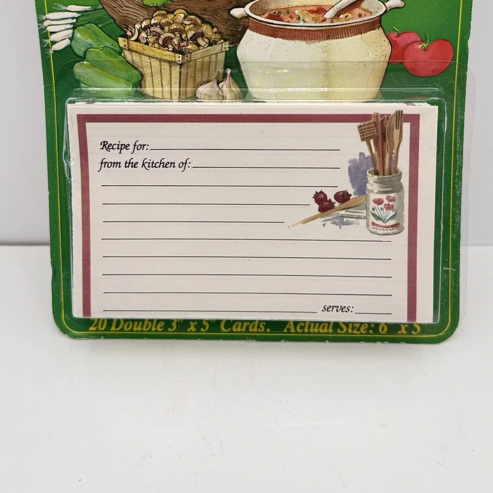 Vintage Conimar Recipe Cards 20 Double 3